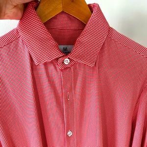 Mizzen + Main Red Gingham Shirt